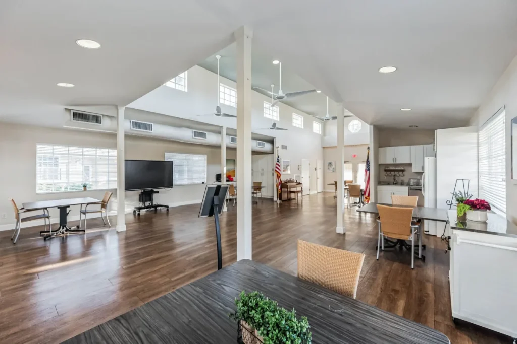 Multipurpose room and cafe
